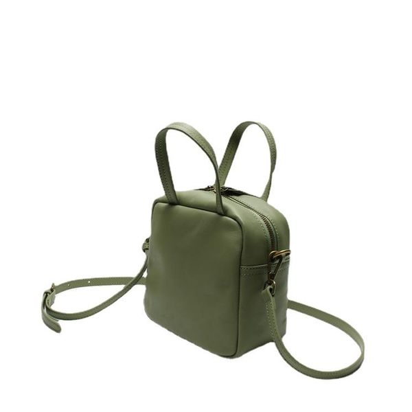 

evening bags 2021 leather handbags handmade retro casual commuter portable lunch box bag messenger purses and luxury designer