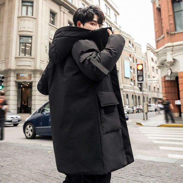 

men's & parkas -40 degree cold jacket plus size thick warm long parka 90% white duck down coat men winter casual mens overcoat mulc, Black