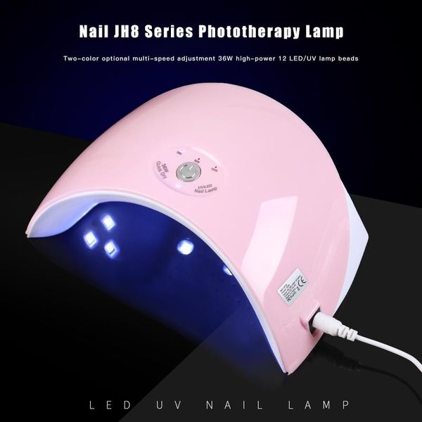 

nail dryers lamp dry gel dryer 36w led uv ice for drying polish timer auto sensor manicure tools