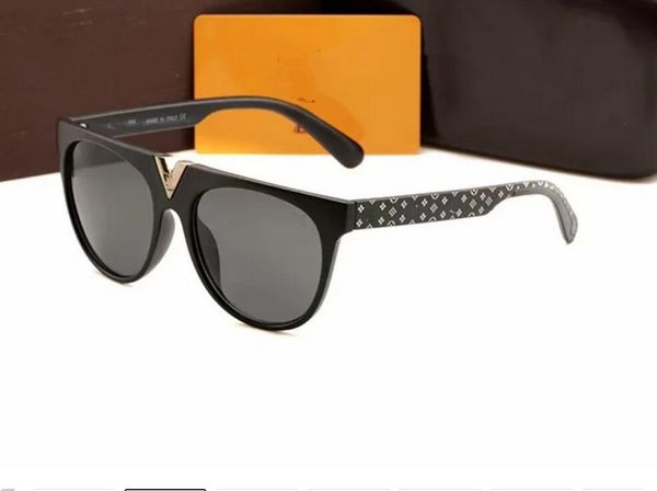 

1pcs fashion sunglasses eyewear sun glasses designer mens womens brown cases black metal frame dark 50mm lenses for 6698, White;black