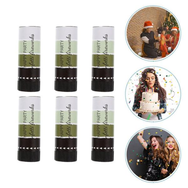 

party decoration 6pcs creative wedding confetti decorations handheld cannons
