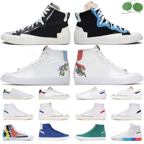 

blazer mid 77 vintage mens running shoes black indigo catechu multi color women men platform trainers low green magma orange flat sneakers o