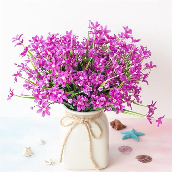 

decorative flowers & wreaths artificial orchid autumn spring for xmas wedding party home decor living room decoration plants fake