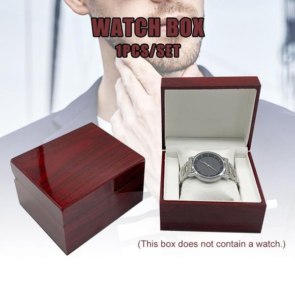 

watch boxes & cases square wooden box wood vintage bangle pillow for men women birthday gift jl, Black;blue