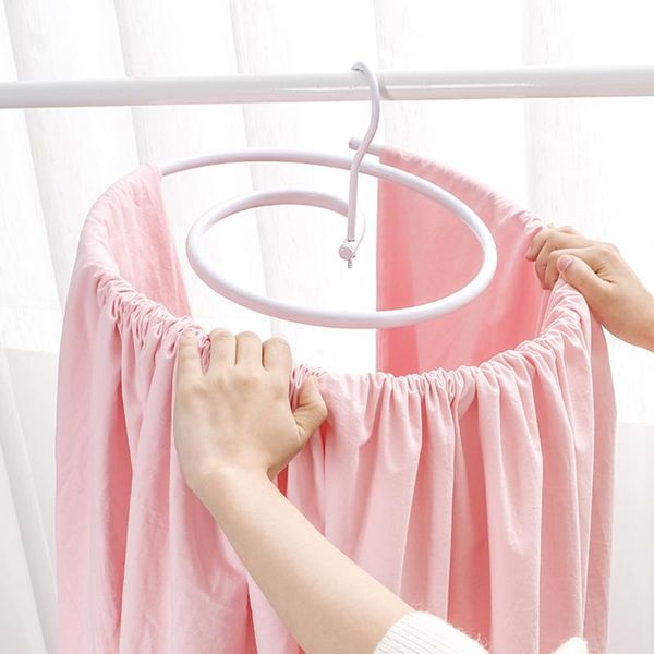 

hangers & racks rotatable spiral quilt sheets blanket hanger iron rotating drying rack for indoor outdoor home balcony retailsale