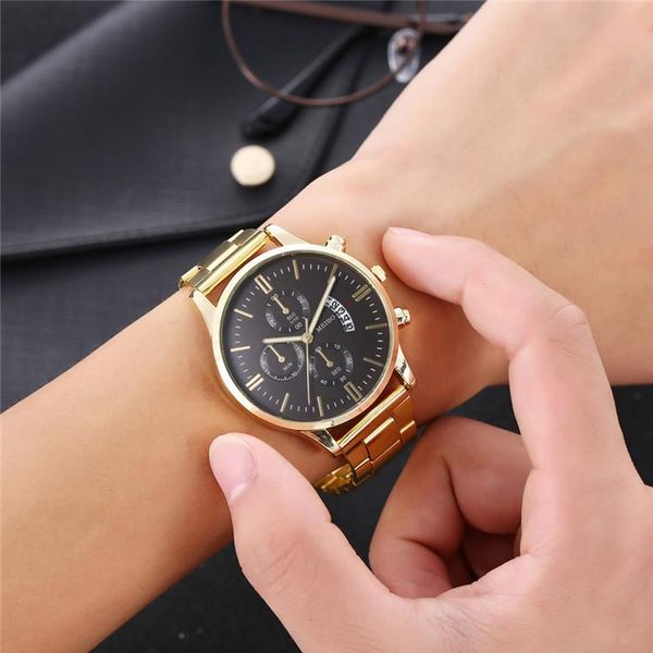 

wristwatches relogio masculino 2021 fashion mens watches business men watch calendar quartz mb-9, Slivery;brown