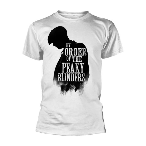 

peaky blinders shadow licensed men t-shirt, White;black