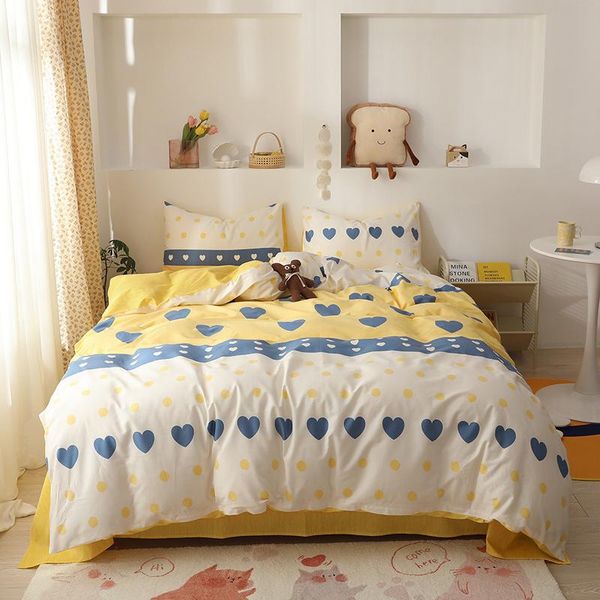 

bedding sets michiko pure cotton bourgeoisie simple series four piece set