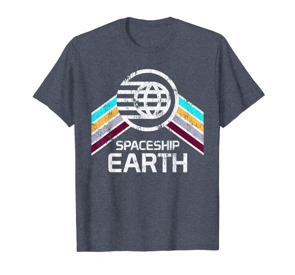 

vintage spaceship t shirt earth, White;black