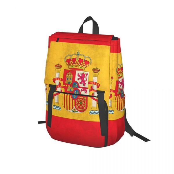 

backpack spain flag vintage distressed finish for girls boys travel rucksackbackpacks teenage school bag