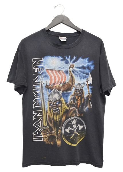 

iron maiden vintage tee 'nordic tour 2006', White;black