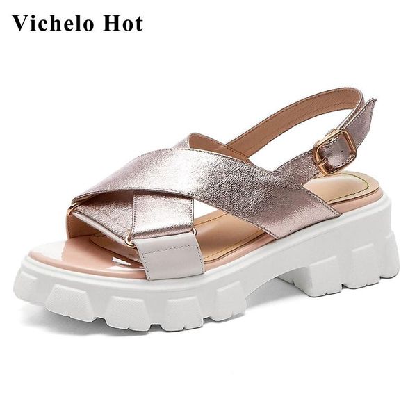 

dress shoes vichelo peep toe high heels genuine leather european design solid pretty girls elegant daily wear dating sandals women l12, Black