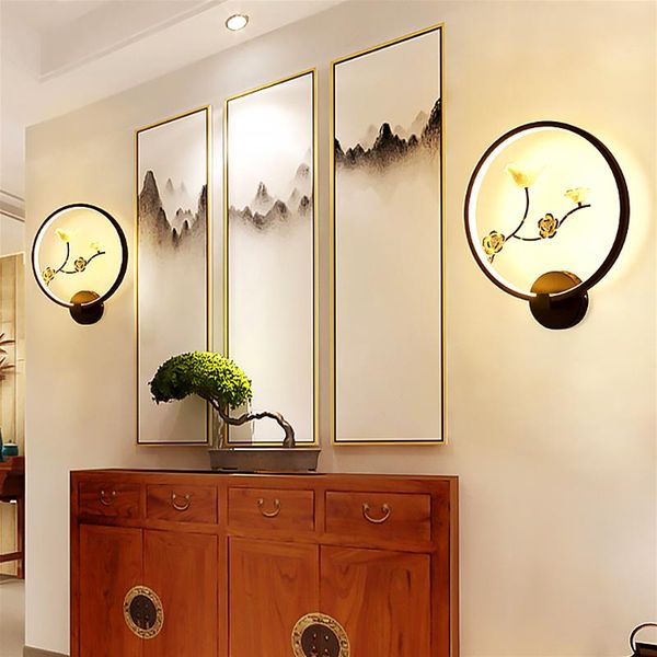 

modern wall style chinese country retro decorative lamp bedside installation attic home lighting