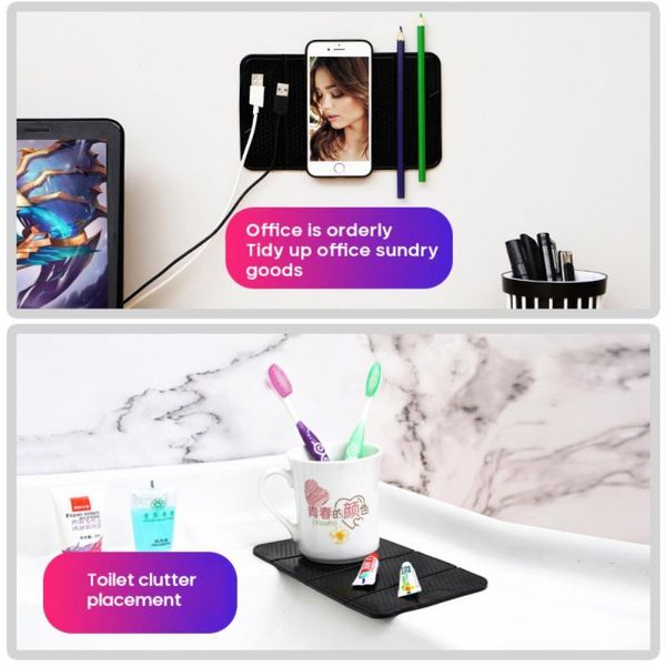 

multifunctional anti-slip mat creative foldable car phone holder interior decoration nano sticker mobile holders stand cell mounts &