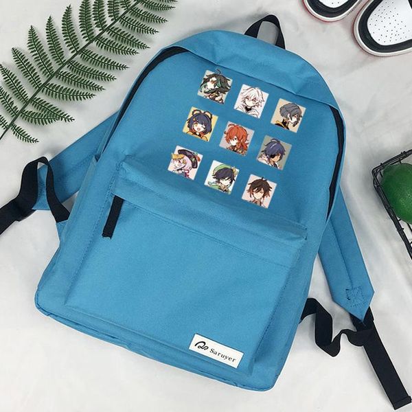 

backpack genshin impact bags mochilas bolsas kawaii school travel sac femme infantil