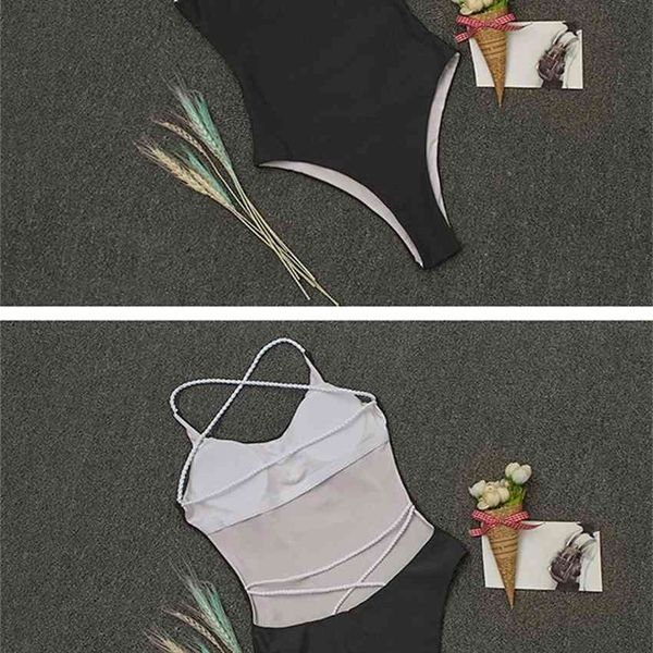 

factorysk84 suit one piece swimsuit dance training, White;black