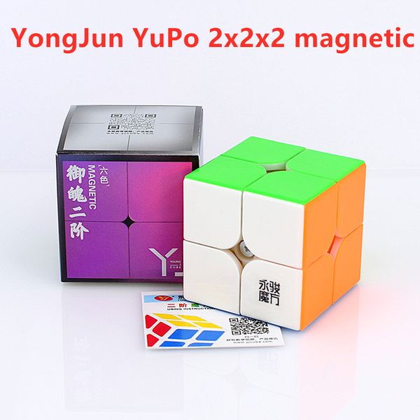 

yongjun yupo m magnetic 2x2x2 magic cube 2x2 puzzle cube 2x2x2 speed cube competition cubes 3x3 4x4 5x5 cubo magico