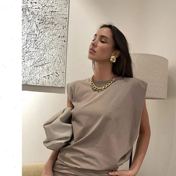 

summer draped shoulder pads womens dress slim fit sleeveless elegant casual mini dresses femme robe, Black;gray