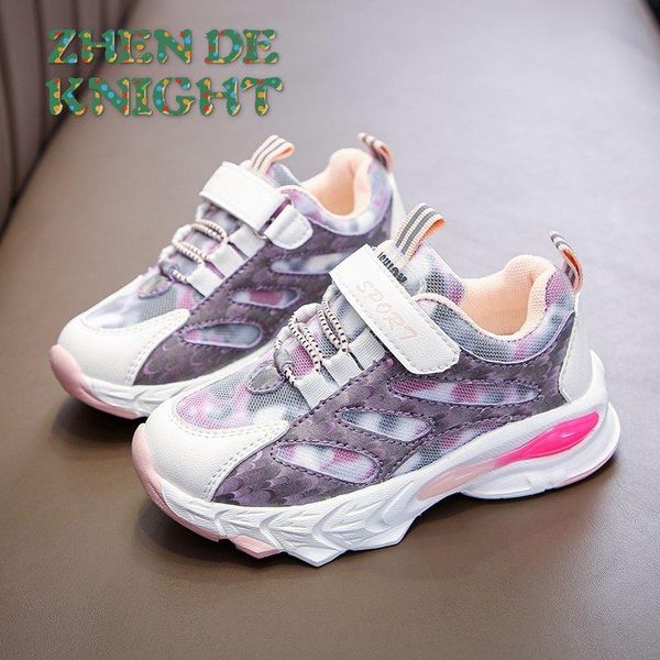 

athletic & outdoor boys breathable comfortable student school zapatillas footwear chaussure sport shoes for girls kids sneakers, Black