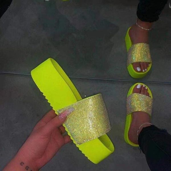 

slippers women bling high heel pumps ladies mules wedding shoes wedges slides party sandals platform slipper peep toe zapatos de mujer, Black