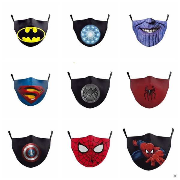 

high-quality masks 2021 cartoon 3d digital printing dustproof washable breathable children's mask with filter