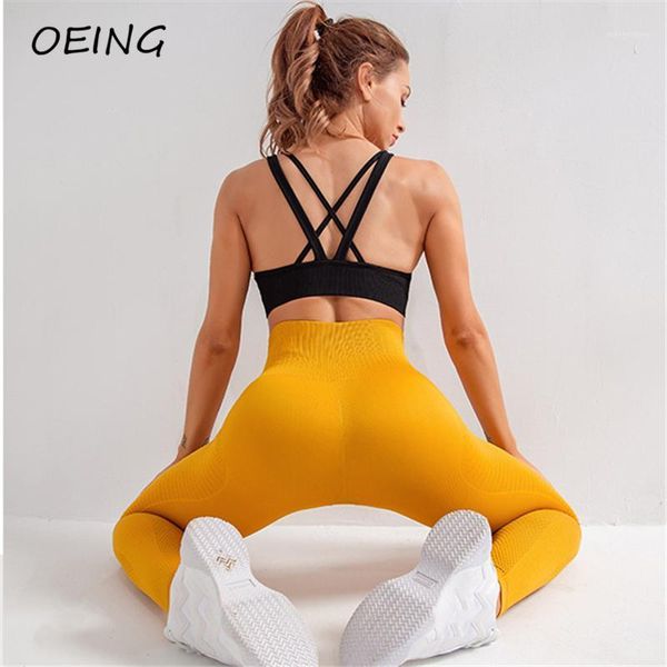 

yoga outfit seamless gym pants fitness workout legging high waisted trousers