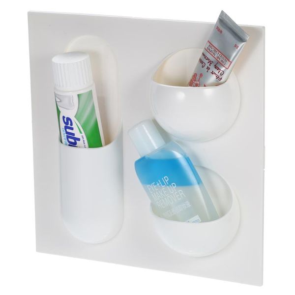 

bathroom storage & organization wall floating rack shelf hanging organizer basket for kitchen bedroom living room