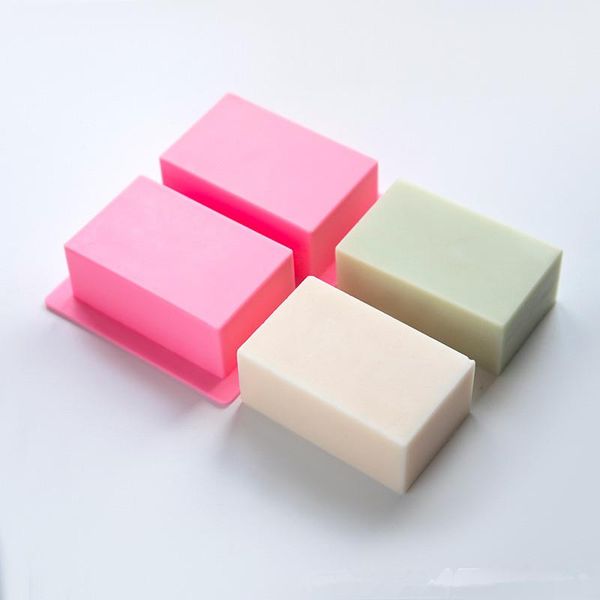 

cavity rectangle soap mold silicone craft diy homemade cake mould 3d plain form tray candle decor supply tools