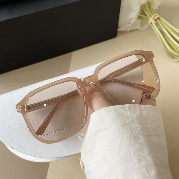 

sunglasses luxury women square oversized original metal legs sun glasses female men fashion ocean tea yellow shades eyewear, White;black