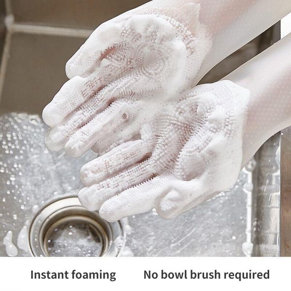 

disposable gloves magic silicone multi-functional cleaning for kitchens accessories tools household washing usedrepeatedly