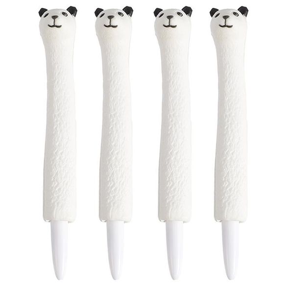 

4pcs stress relief pens slow recovery cartoon alpaca neutral pen stationery gel