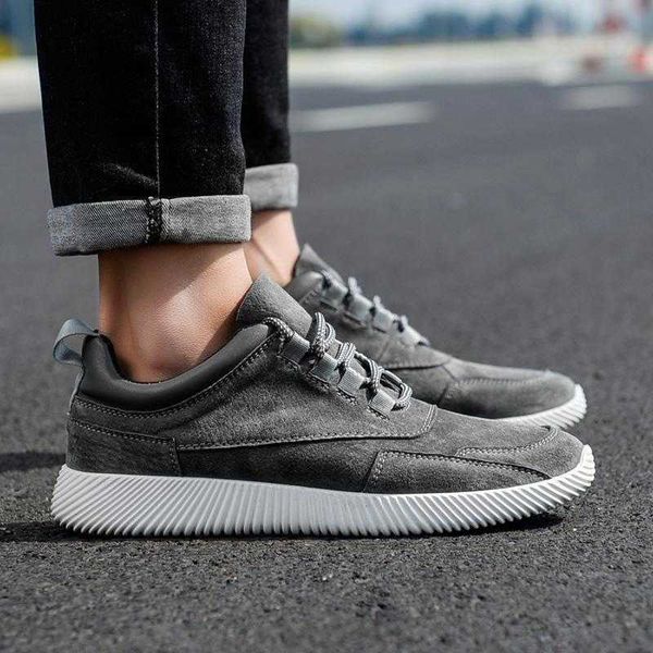 

men's sho 2021 fashion men's summer board thin breathable leather sports casual