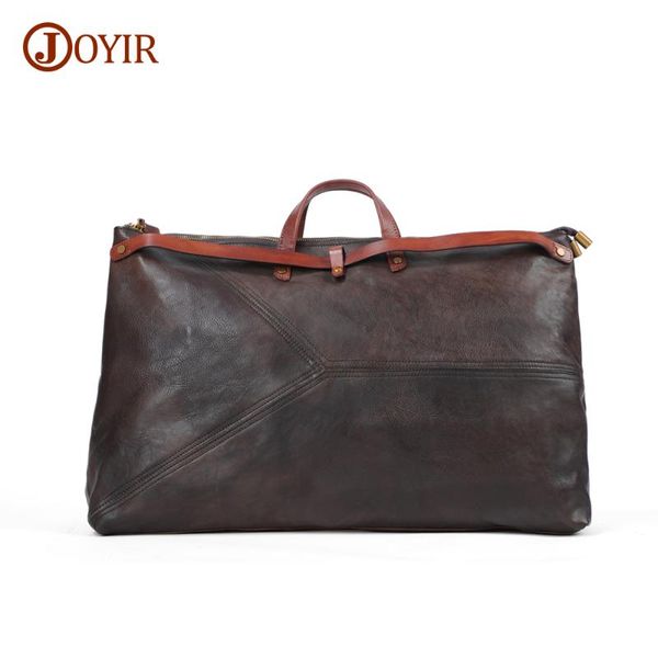 

duffel bags joyir genuine leather fashion men's travel bag soft weekend design tote handbag