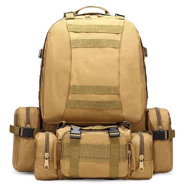 

backpack men's camping travel bag oxford cloth outdoor army camouflage hiking mountaineering tactics combination