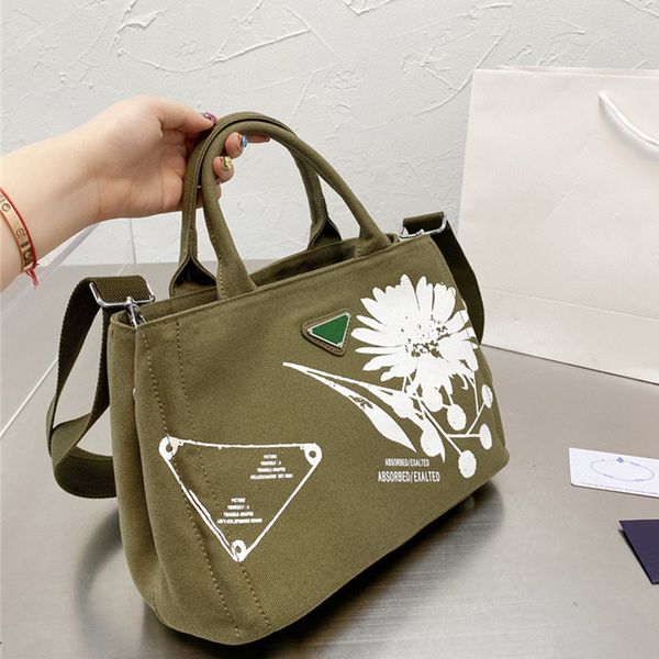 

design hand portable shoulder two in one canvas 2021 new net red versatile letter shopping bag women pf87