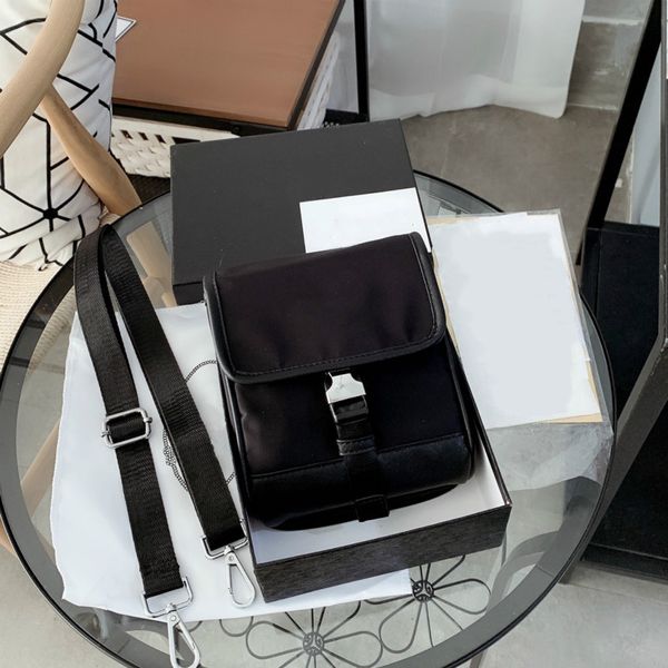 

new mens shoulder phone bags luxury smartphone bag mini size designers crossbody solid black famous purses 2022