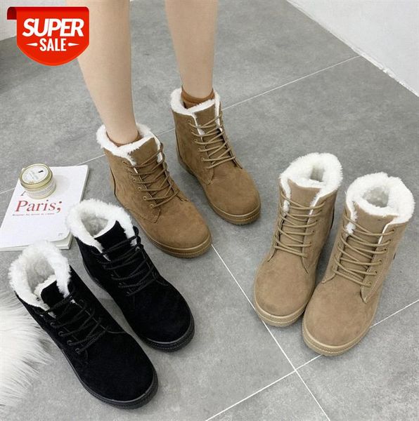 

martin boots female british style short korean lace up student casual cotton #8k9f