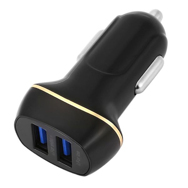 Car Organizer 2.1A Dual USB Charger Adapter 2 Porte 12-24V Presa accendisigari