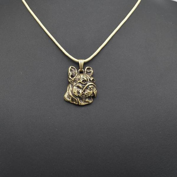 

trendy polish lowland sheepdog pendant necklace women animal jewelry statement men necklaces, Silver