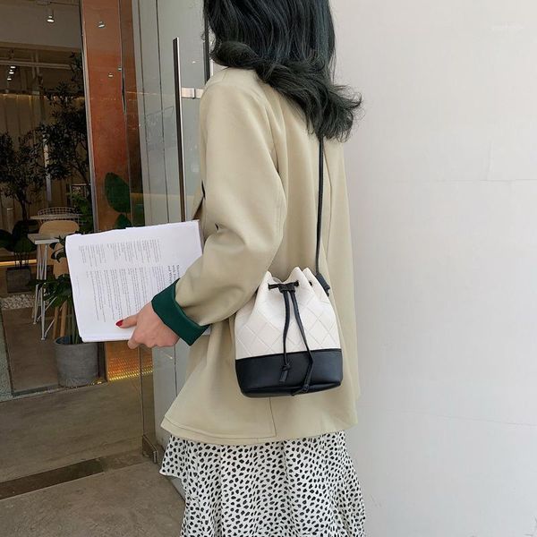 

evening bags 2021 pu shoulder bag trend of women's cross-body leisure bucket