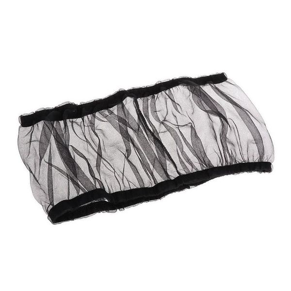 

bird cage cover seed catcher birdcage nylon mesh net skirt guard (black) cages