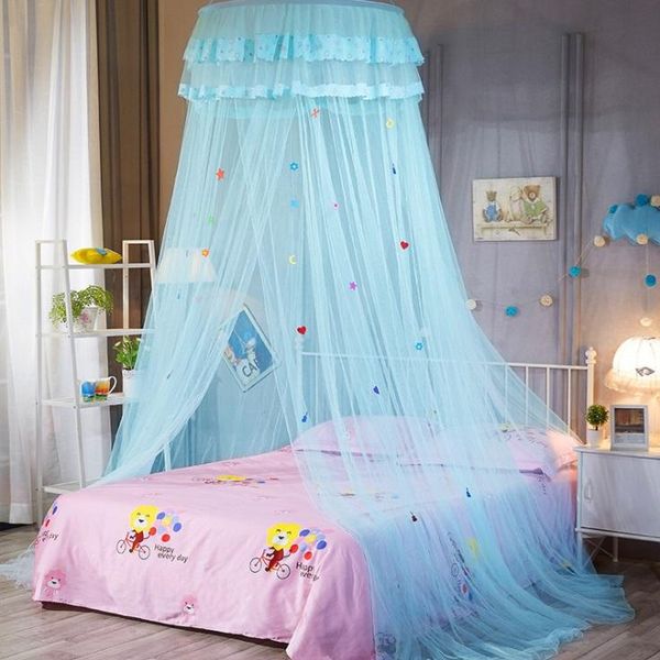 

mosquito net mylb children elegant tulle bed dome netting canopy circular pink round bedding for twin queen king
