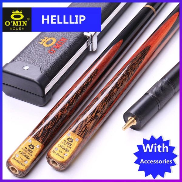 

o'min 3/4 snooker cue stick helllip model 9.5mm/9.8mm tips 3 4 cues case set china billiard