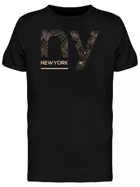 

grunge new york men's tee -image by shutterstock, White;black