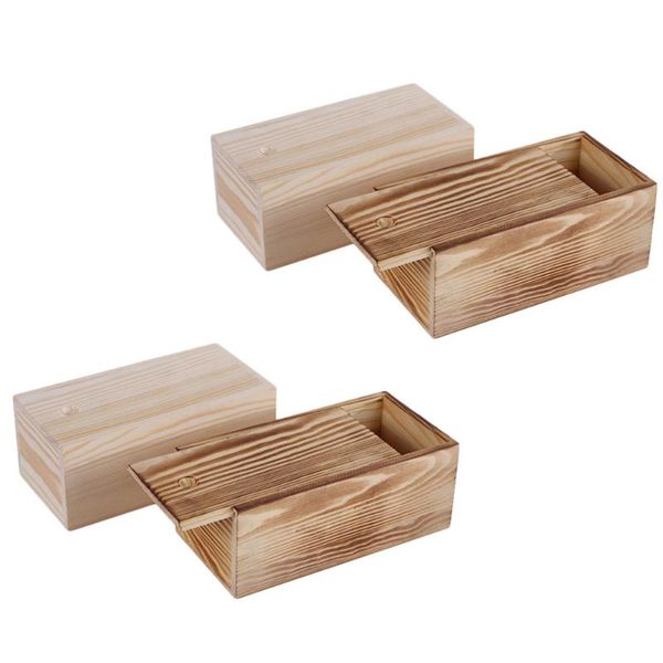 

storage drawers 4pcs jewelry collection boxes antique souvenir wooden cases