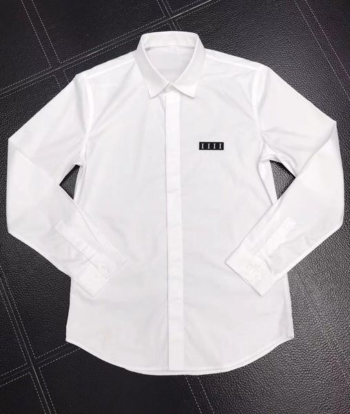 

mens designer shirts brand clothing men long sleeve dress shirt hip hop style cotton 2021new arrival 137, White;black