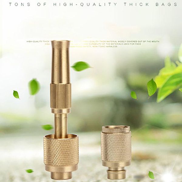 

watering equipments 100pcs adjustable spray hose copper nozzle