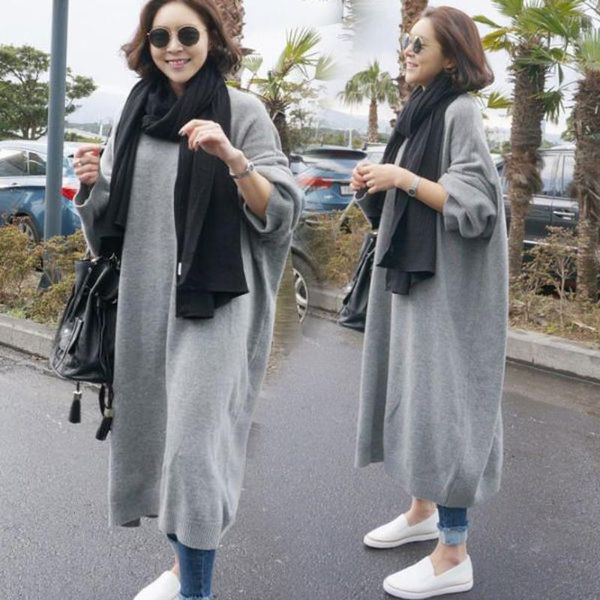 

casual dresses 2021 women winter elegant sweater knitted female slim elastic o-neck long sleeve dress lady solid bodycon vestidos n74, Black;gray