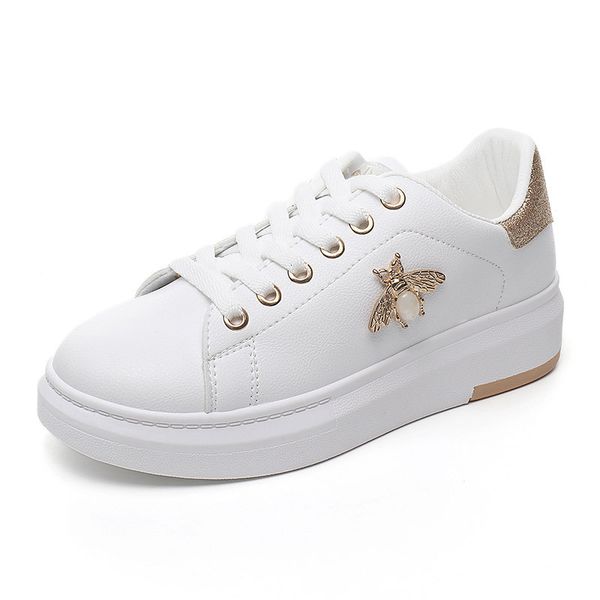 

dress shoes tÃªnis feminino casual plataforma de couro pu, calÃ§ado branco respirÃ¡vel meia estaÃ§Ã£o outono lbjv, Black