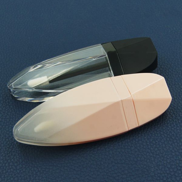 

7ml empty lip gloss tube clear leaf shape lipgloss wand tubes makeup lip glaze bottle